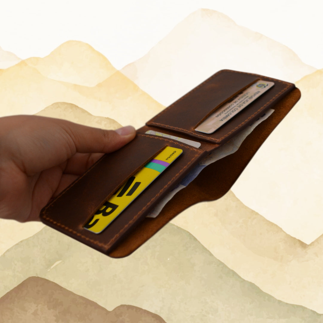 Billetera B11 Cafe Envejecido Bogotá