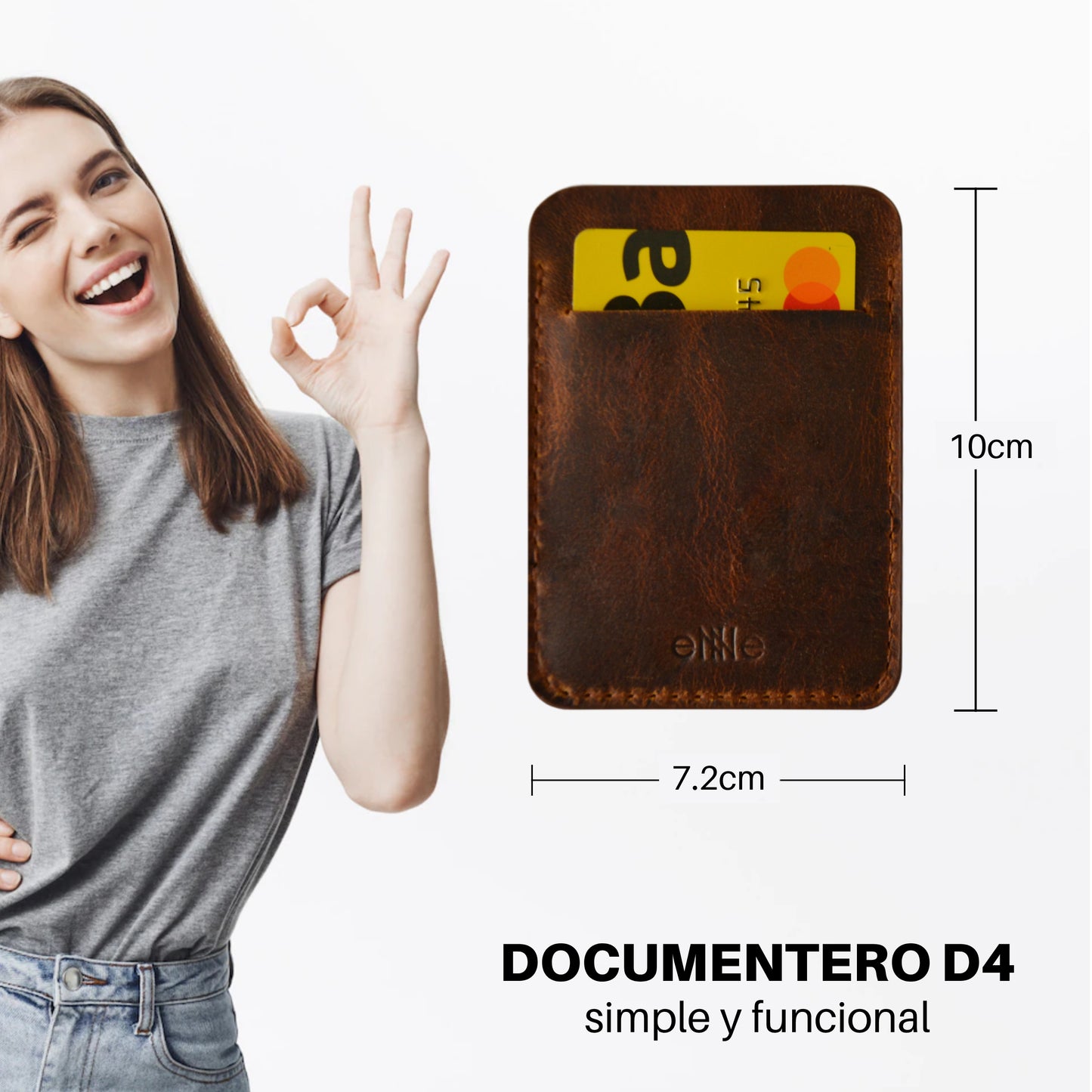 Documentero en cuero | ENNE Taller de Cuero