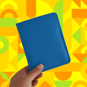 Porta Pasaporte E3 - Azul Celeste